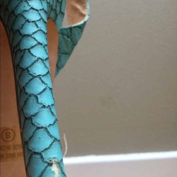 High heel snake-print Sandals - Picture 2 of 2